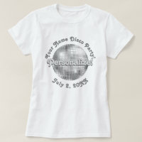 Camiseta Retro Disco Ball PERSONALIZADA