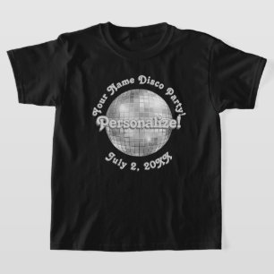 Camiseta Retro Disco Ball PERSONALIZADA
