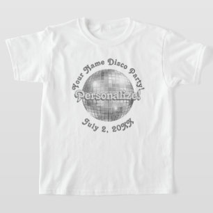 Camiseta Retro Disco Ball PERSONALIZADA