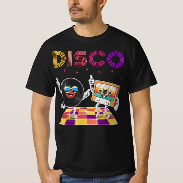 Camiseta Retro Disco Dance Fiesta (Anverso)
