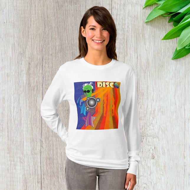 Camiseta Retro Disco Fiesta Funk Art de los 70 (Subido por el creador)