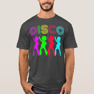 Camiseta Retro Disco Hustle Dancing Vintage años 80 Tema