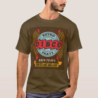 Camiseta Retro disco Triblend
