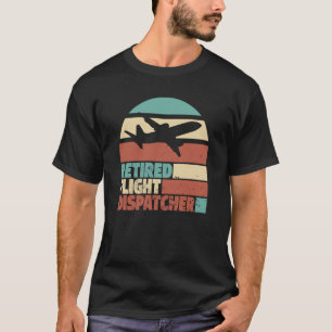Camiseta Retro Dispatcher Retirada Policía Vintage Flight D