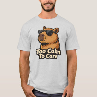 Camiseta Retro Divertida de Carpincho Demasiado Tr