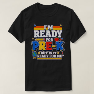 Camiseta Retro Divertida para Pre-K - Regreso a Cl