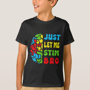 Camiseta Retro Divertido Solo Déjame Estimular Cerebro Herm