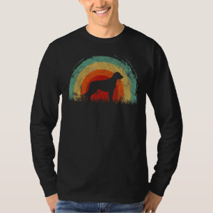 Camiseta Retro Doberdor Vintage Perro Arcoiris Hombres Muje