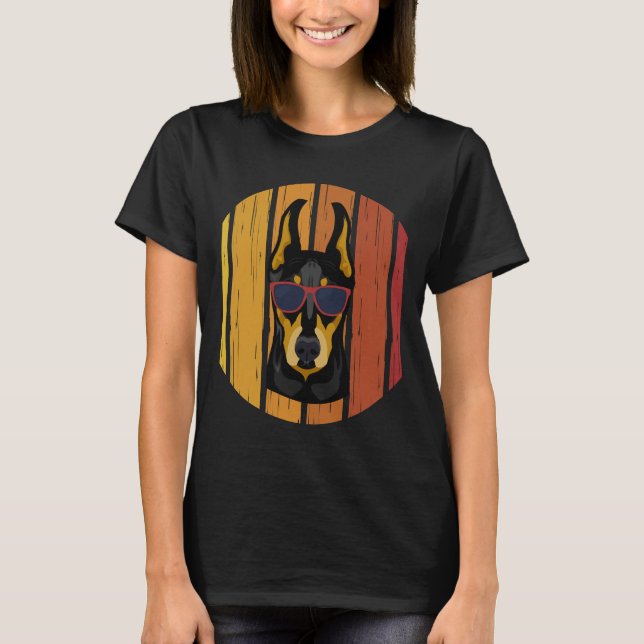 Camiseta Retro Doberman (Anverso)