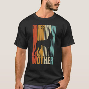 Camiseta Retro Dobermann Madre Perra
