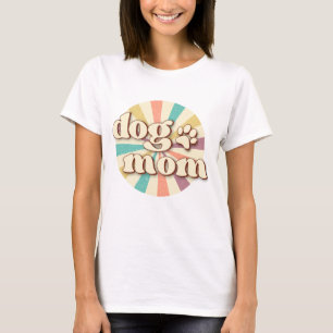 Camiseta Retro Dog Mom