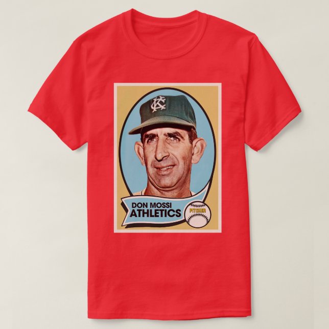 Camiseta Retro Don Mossi Baseball d (Diseño del anverso)