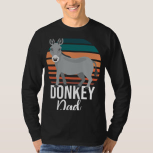 Camiseta Retro Donkey Dad Donkey Animal Farm