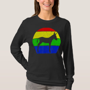 Camiseta Retro Donkey Vintage Donkey Spirit Animal de los a