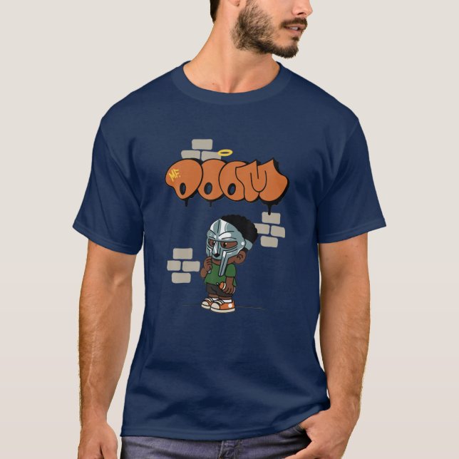 Camiseta Retro Doom Child Gracioso Hip Hop Tee (Anverso)