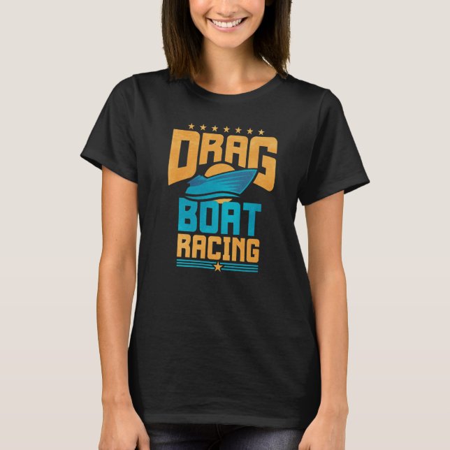 Camiseta Retro Drag Boat Racing (Anverso)