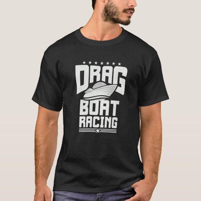 Camiseta Retro Drag Boat Racing  1 (Anverso)