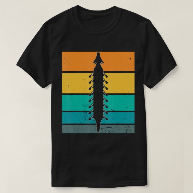 Camiseta Retro Dragon Boat (Diseño del anverso)