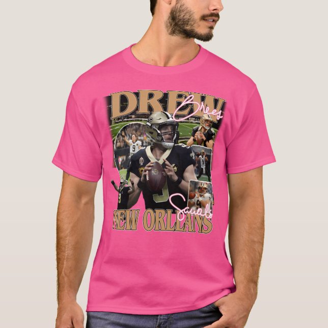 Camiseta Retro Drew Brees (Anverso)