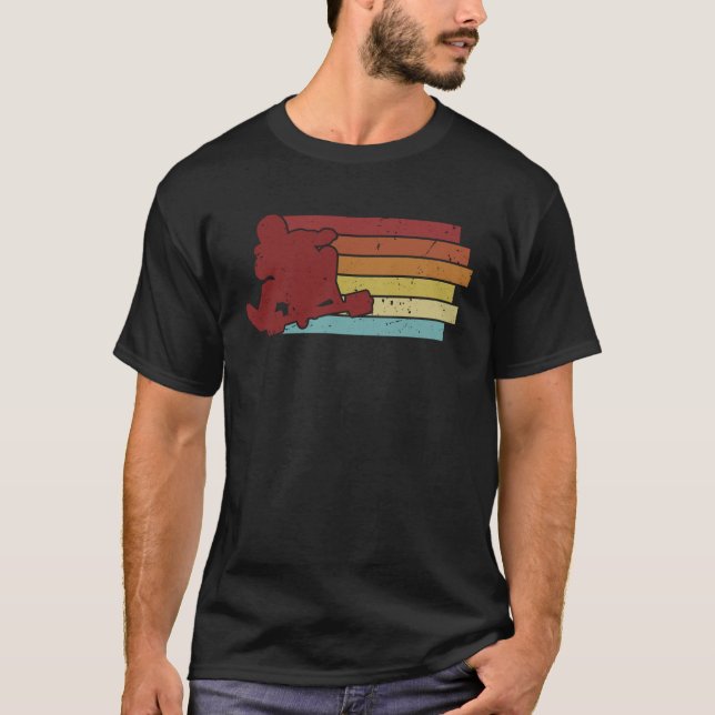 Camiseta Retro Drifting Tricycle Motorized Trike Drifter Dr (Anverso)