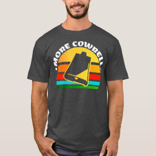 Camiseta Retro Drummer Regalo Vintage More Cowbell