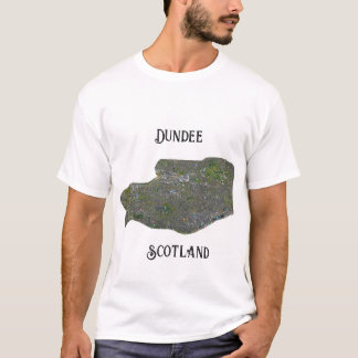 Camiseta Retro Dundee Scotland Map Gift T Shirt