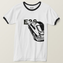 Camiseta Retro E36 Clásico Deporte Coche Arte Vect