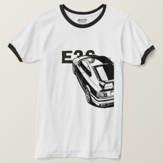 Camiseta Retro E36 Clásico Deporte Coche Arte Vect