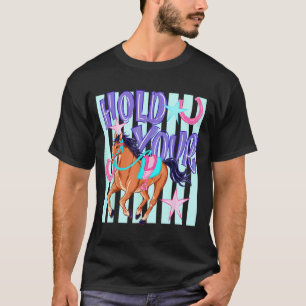 Camiseta Retro Ed Aguanta tus Caballos Ed Amante de los Cab