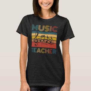 Camiseta Retro Education Notes Educator School Vintage Musi
