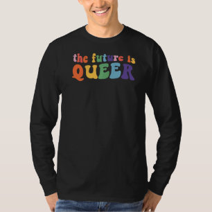 Camiseta Retro El Futuro Es Lesbiana Gay Orgullo Gay Queer