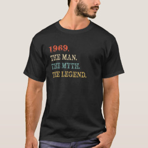 Camiseta Retro El Mito La Leyenda 1969 50º Regalo De Cumple