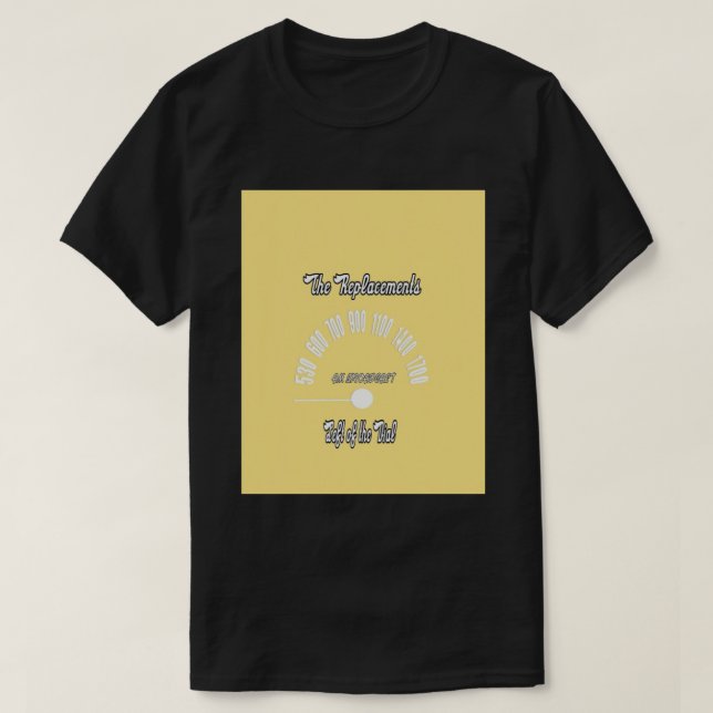 Camiseta Retro El Regalo De Música De Banda De Sustitución  (Diseño del anverso)
