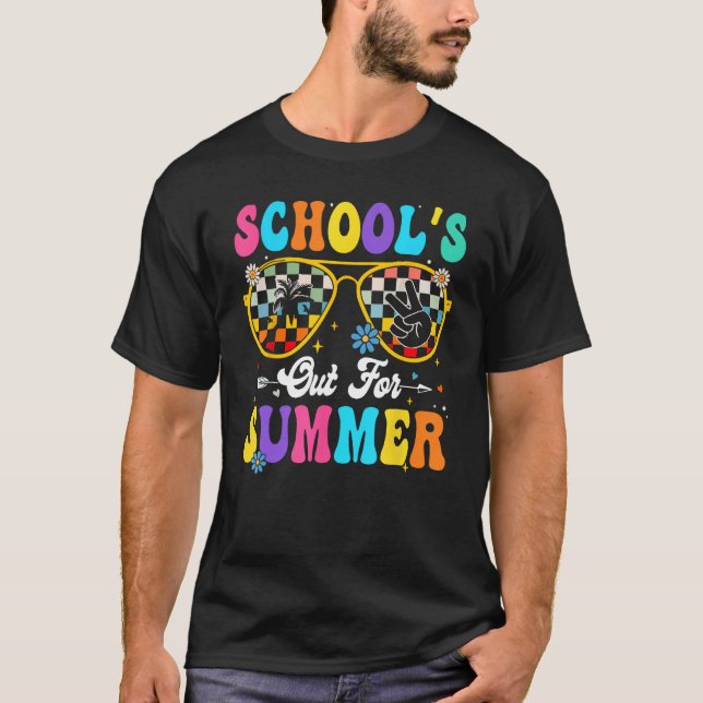 Camiseta Retro El último día de clases sale para el profeso (Anverso)