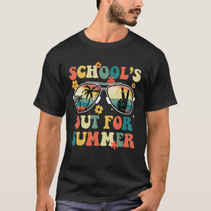 Camiseta Retro El último día de clases sale para profesor d