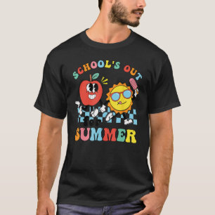 Camiseta Retro El último día de clases sale para profesor d