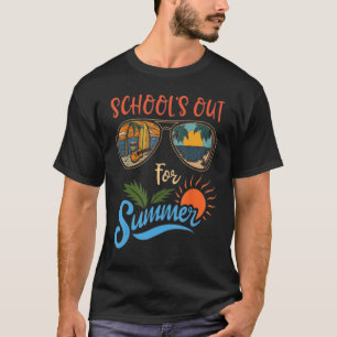 Camiseta Retro El último día de clases sale para profesor d