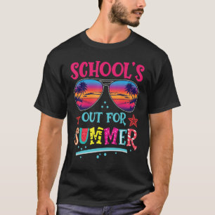 Camiseta Retro El último día de clases sale para profesor d