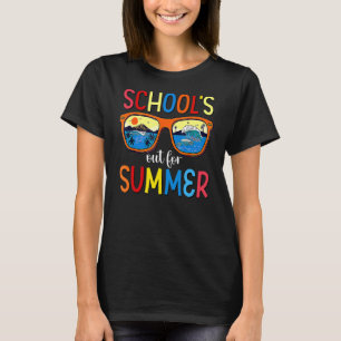 Camiseta Retro El Último Día De Las Escuelas En Verano