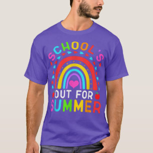Camiseta Retro El Último Día De Las Escuelas En Verano