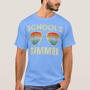 Camiseta Retro El Último Día De Las Escuelas En Verano
