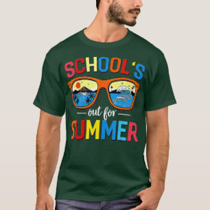 Camiseta Retro El Último Día De Las Escuelas En Verano