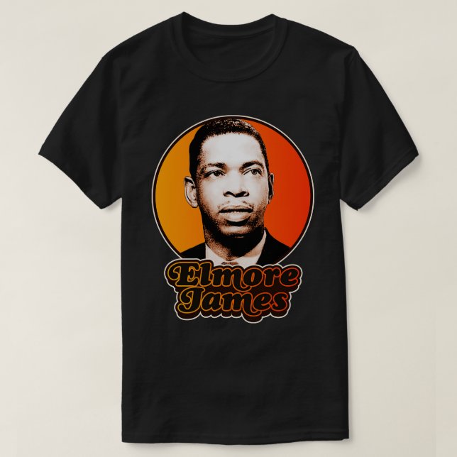 Camiseta Retro Elmore James Tribute (Diseño del anverso)