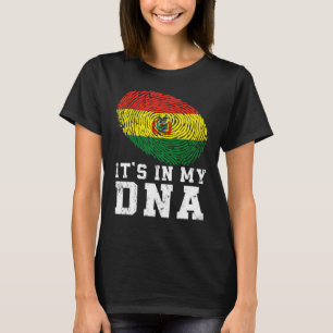 Camiseta Retro en mi baile: Patriota de bandera de Bolivia