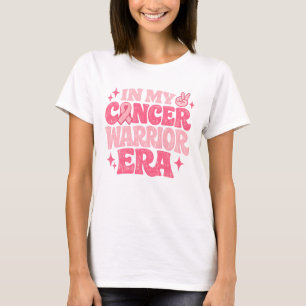 Camiseta Retro En Mi Era de Guerrera contra el Cáncer Cinta