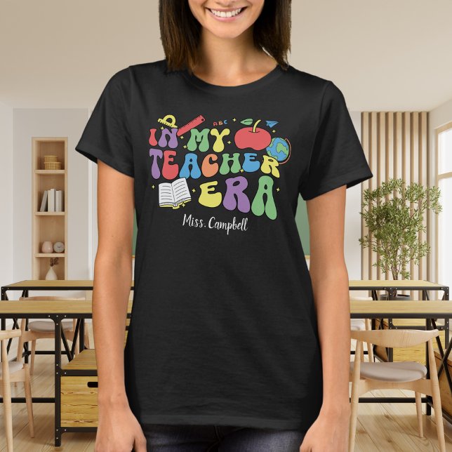 Camiseta Retro en mi era de la enseñanza personalizado groo (Subido por el creador)