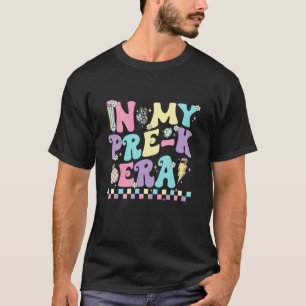 Camiseta Retro En Mi Era Pre-K De Vuelta Al Colegio Preesco