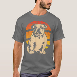 Camiseta Retro English Bulldog Men Women Kids Gift