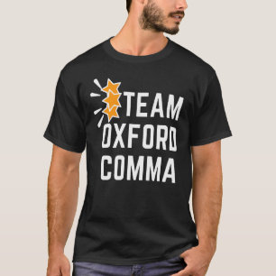 Camiseta Retro Equipo Oxford Comma Preservación Sociedad