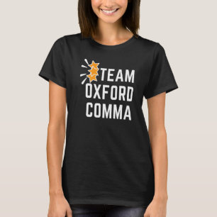 Camiseta Retro Equipo Oxford Comma Preservación Sociedad